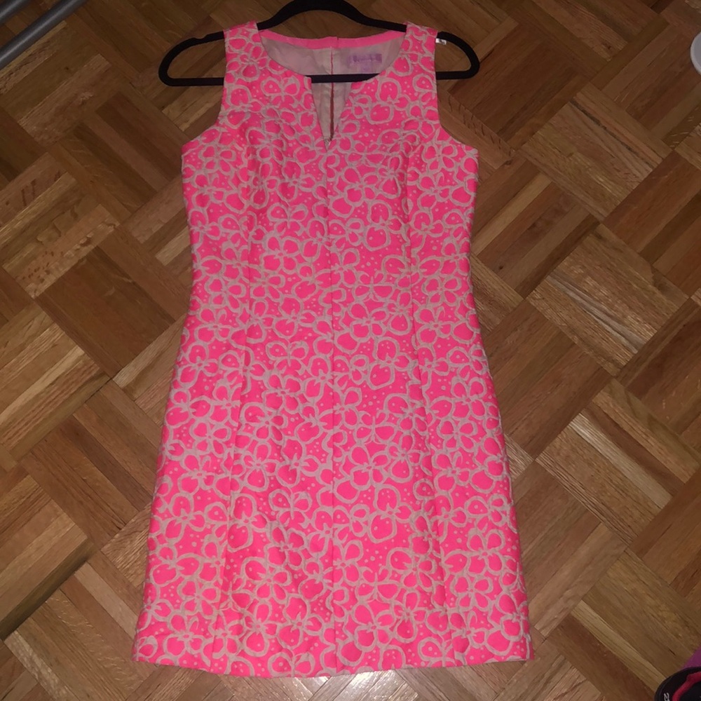 Lilly Pulitzer Hot Pink Dress- Size 2